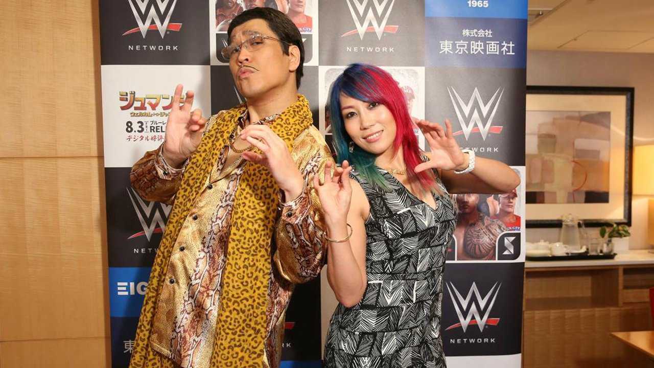 wwe明日华和pico太郎碰撞出新版mix神曲ppap_腾讯视频