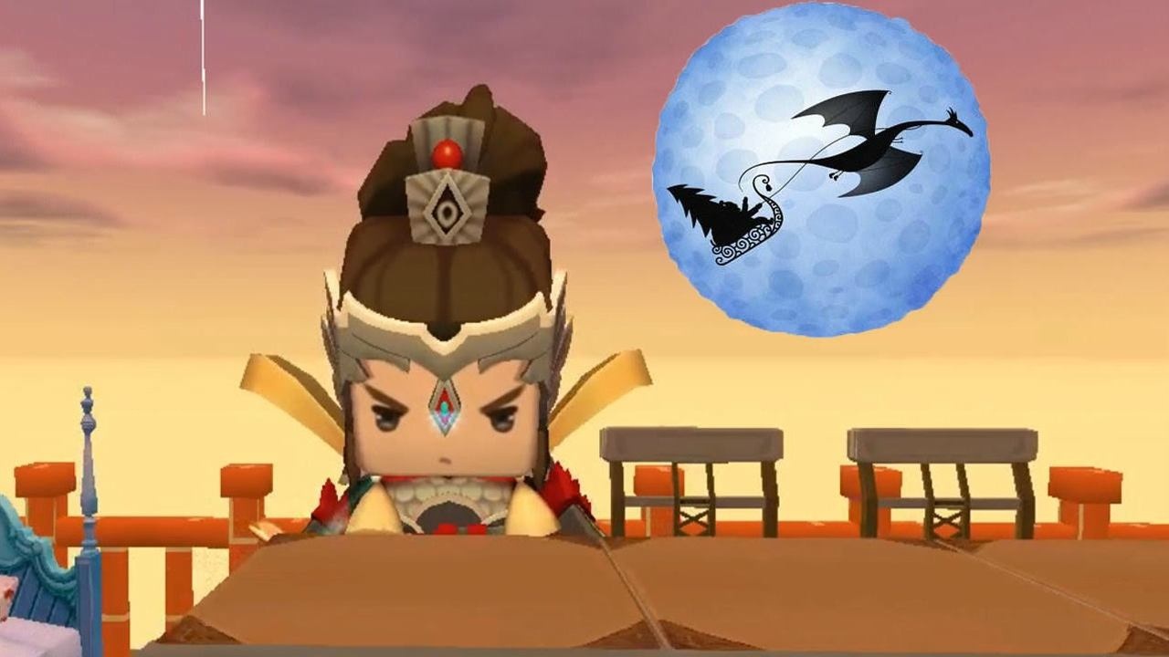 迷你世界联机 月亮边上的二郎神,汤米前来相见