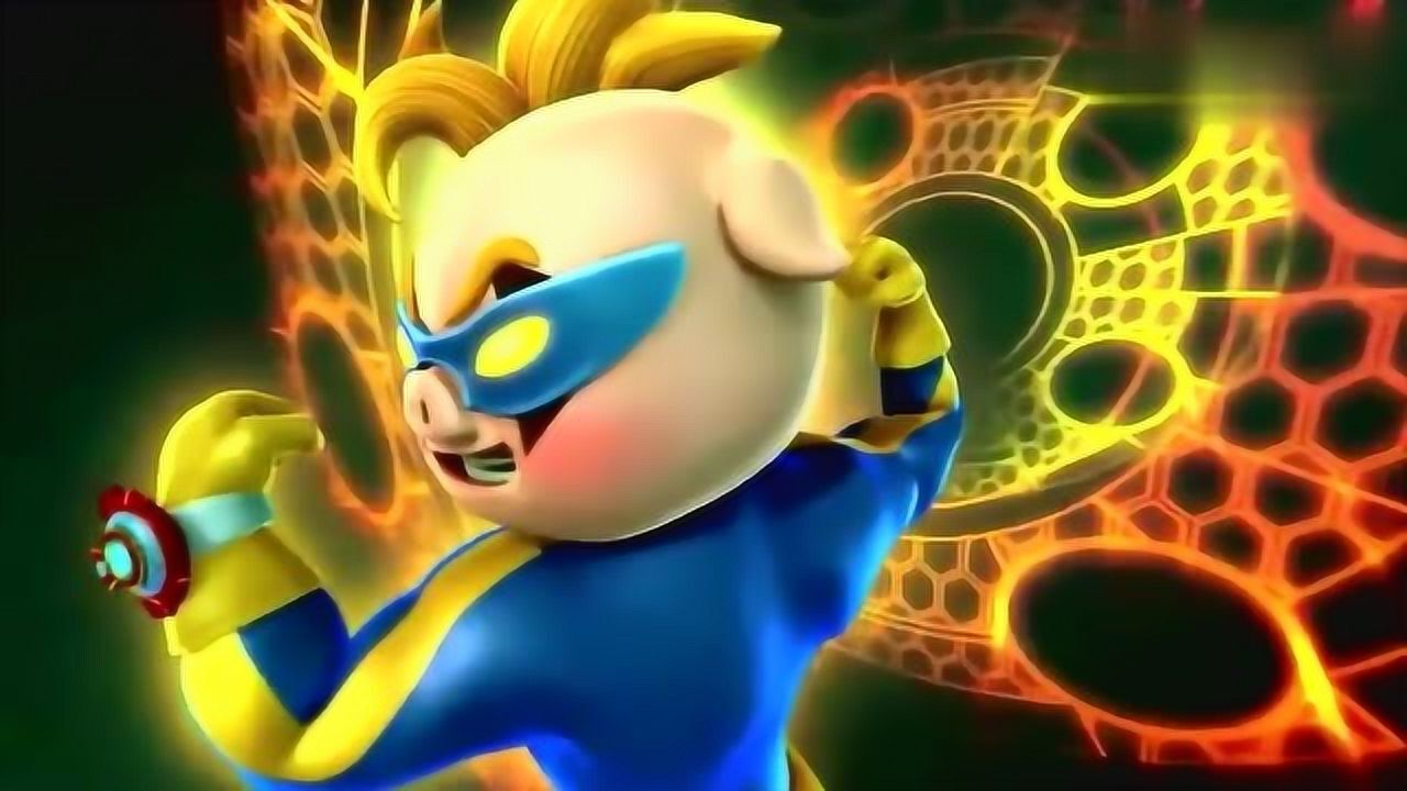 猪猪侠:五灵卫超人强变身石甲熊 大战用黑暗之锁力量的玫瑰公主