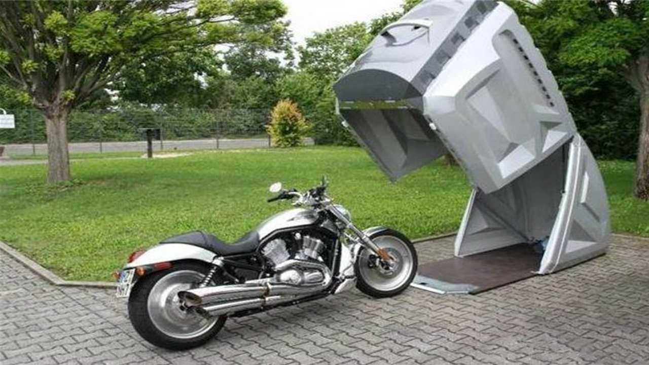 专停电动车摩托车的折叠车库不怕偷车不被雨淋让人放心