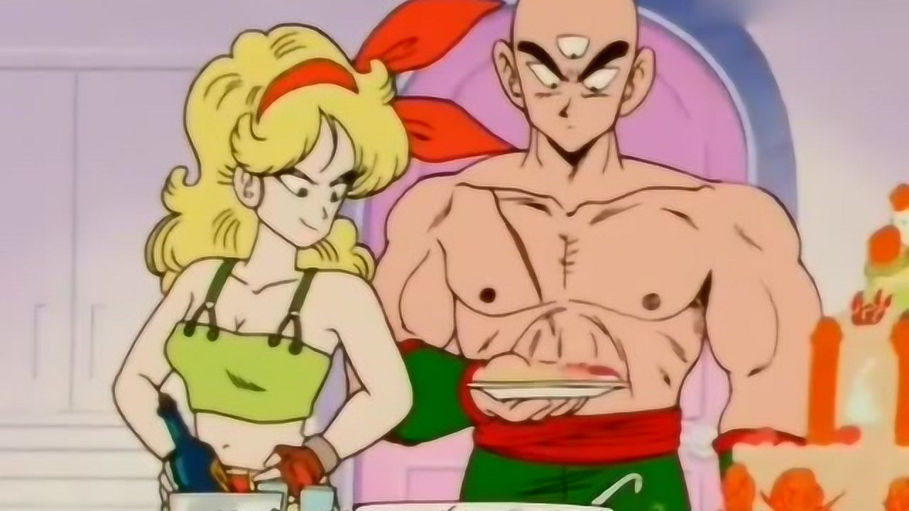 天津饭消失后，原来是在这里享受，蓝琪为天津饭做饭炒菜，羡慕啊