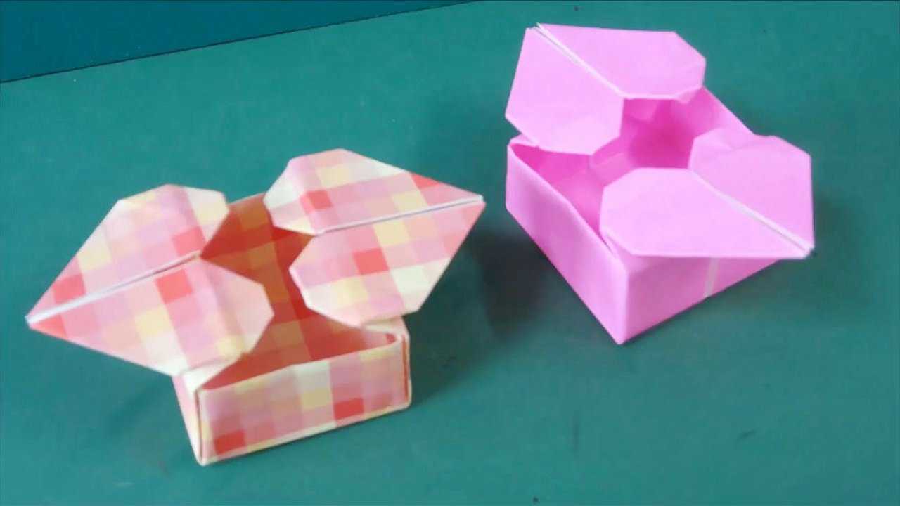 折纸小手工一张纸就能折出简单又漂亮的立体爱心盒子