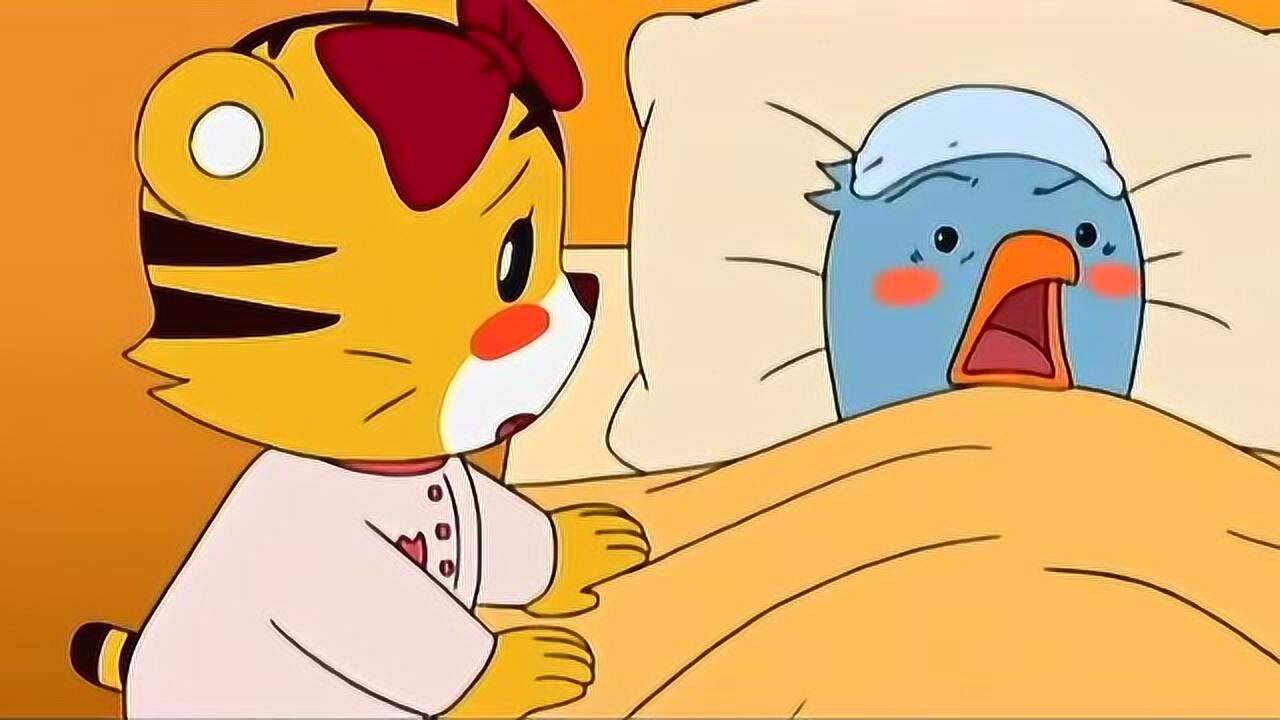 可爱巧虎岛小花妹妹梦到时钟里面的布谷鸟生病了所以不响了