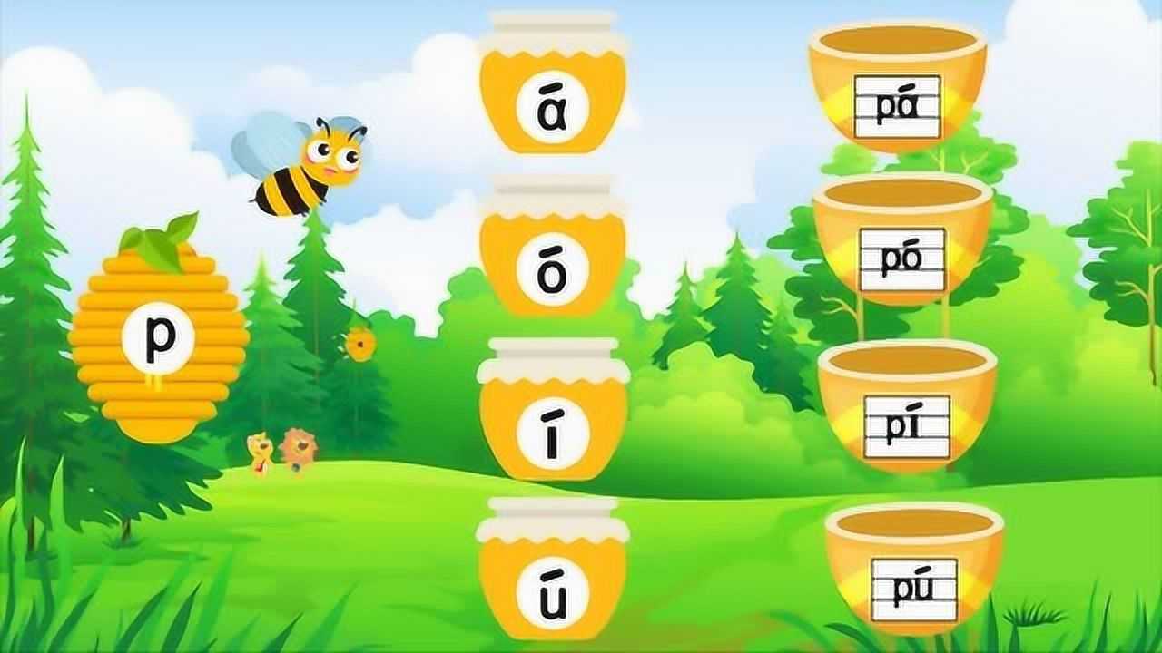 看动画学拼音在故事中学习拼音p的发音让孩子爱上拼音