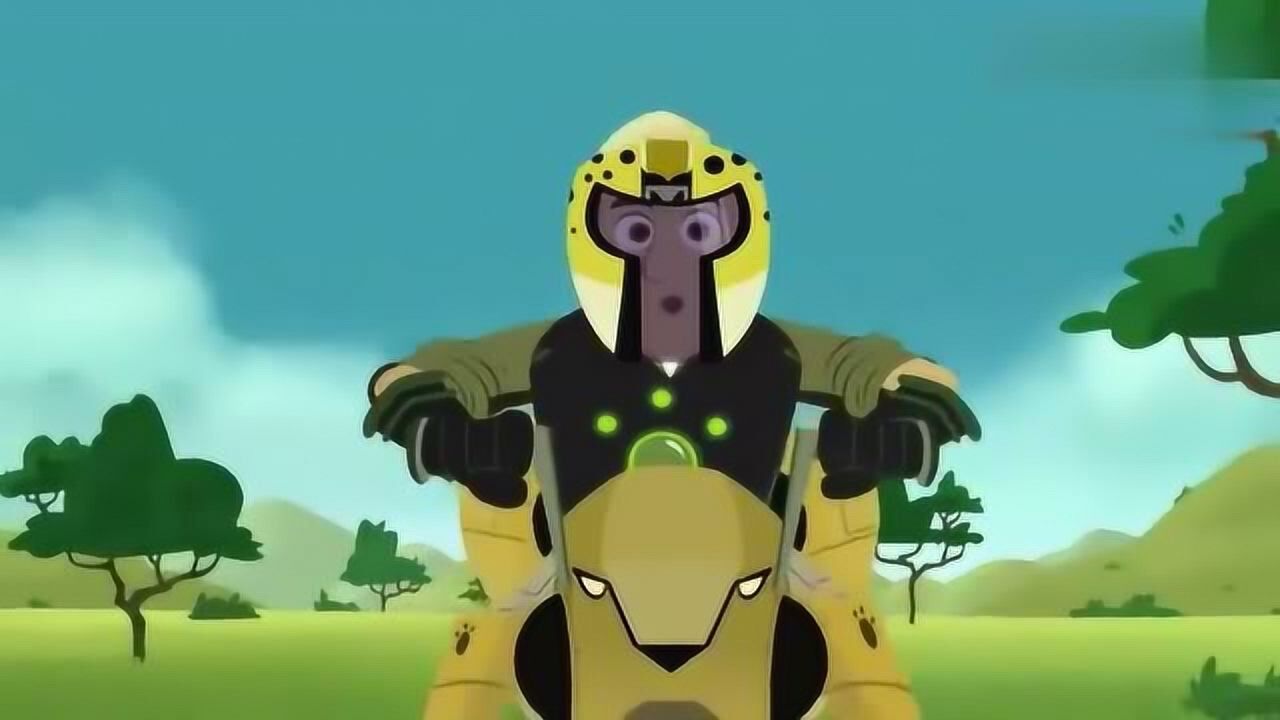 《动物兄弟》马丁的人生巅峰啊,竟然骑着狮子上学去,酷毙了