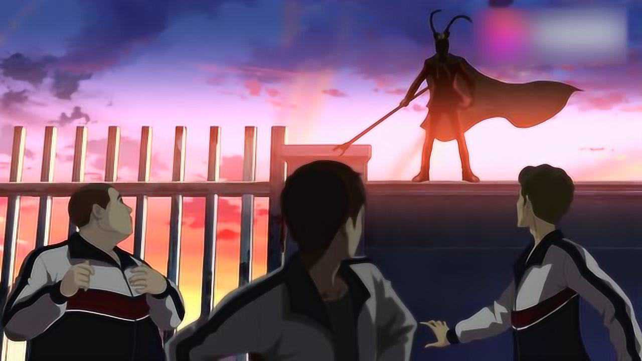 狠西游付贺挨揍悟空来救人身披麻将席手握晾衣杆头顶鸡毛掸子