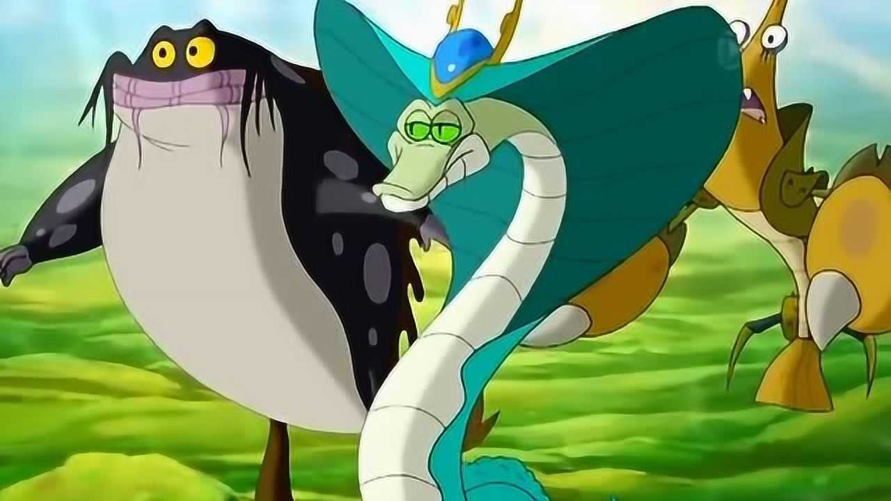 动画短片赖皮蛇假装神龙使者骗取龙鳞被他拒绝