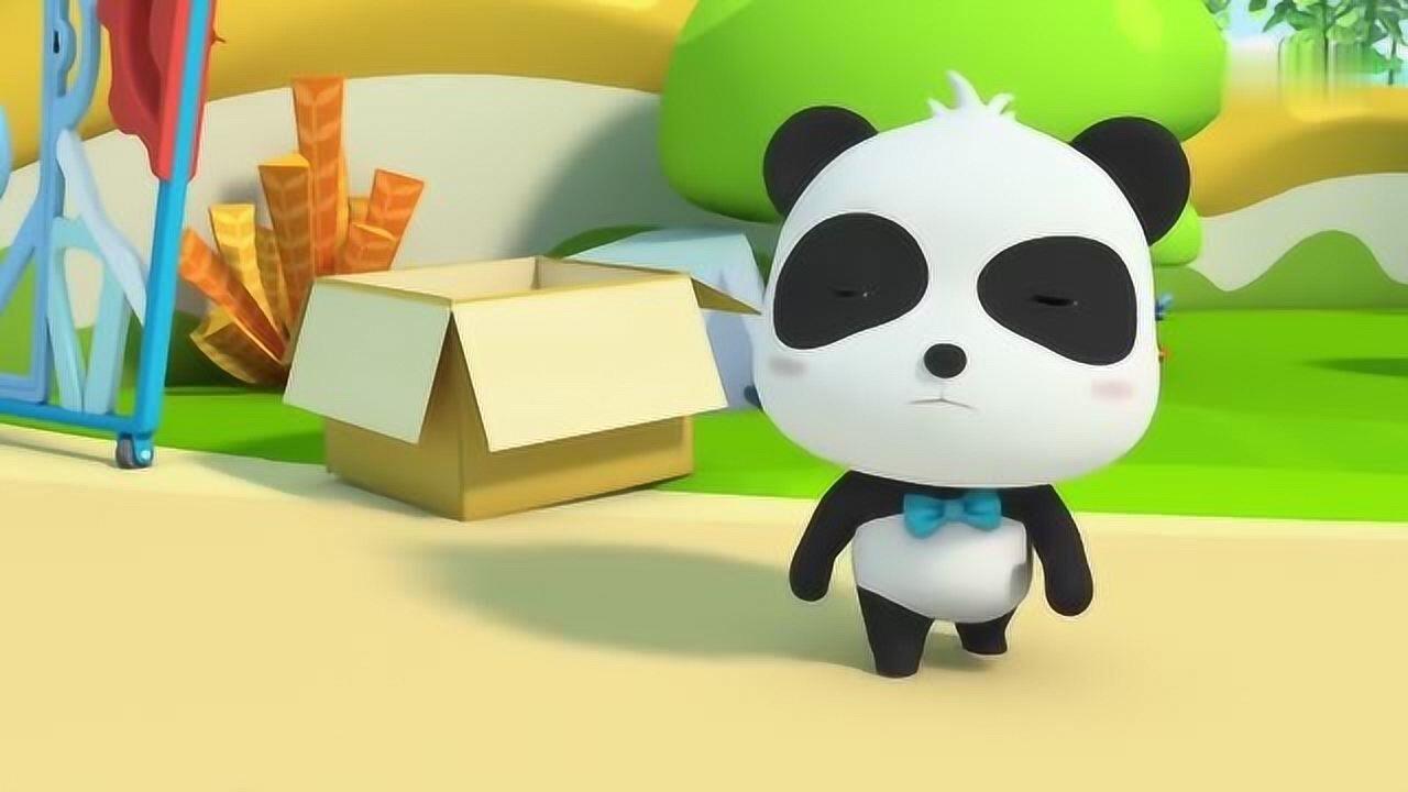 宝宝巴士:道哥把奇奇装箱子寄走,没有想到自己摔进了箱子被车拉走