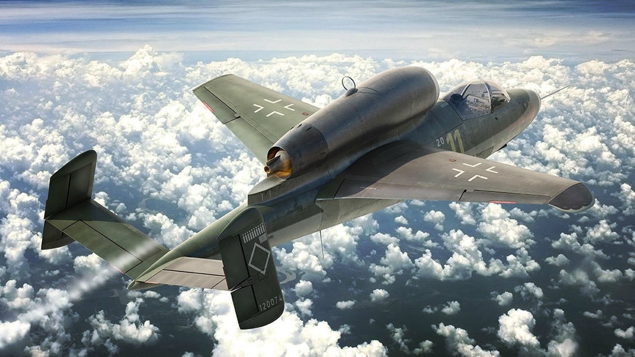 现代轻型战斗机的开山鼻祖,德国he-162火蜥蜴战斗机