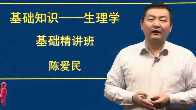 山河医学人民医学网2019年初级西药师考试生理学一陈爱民