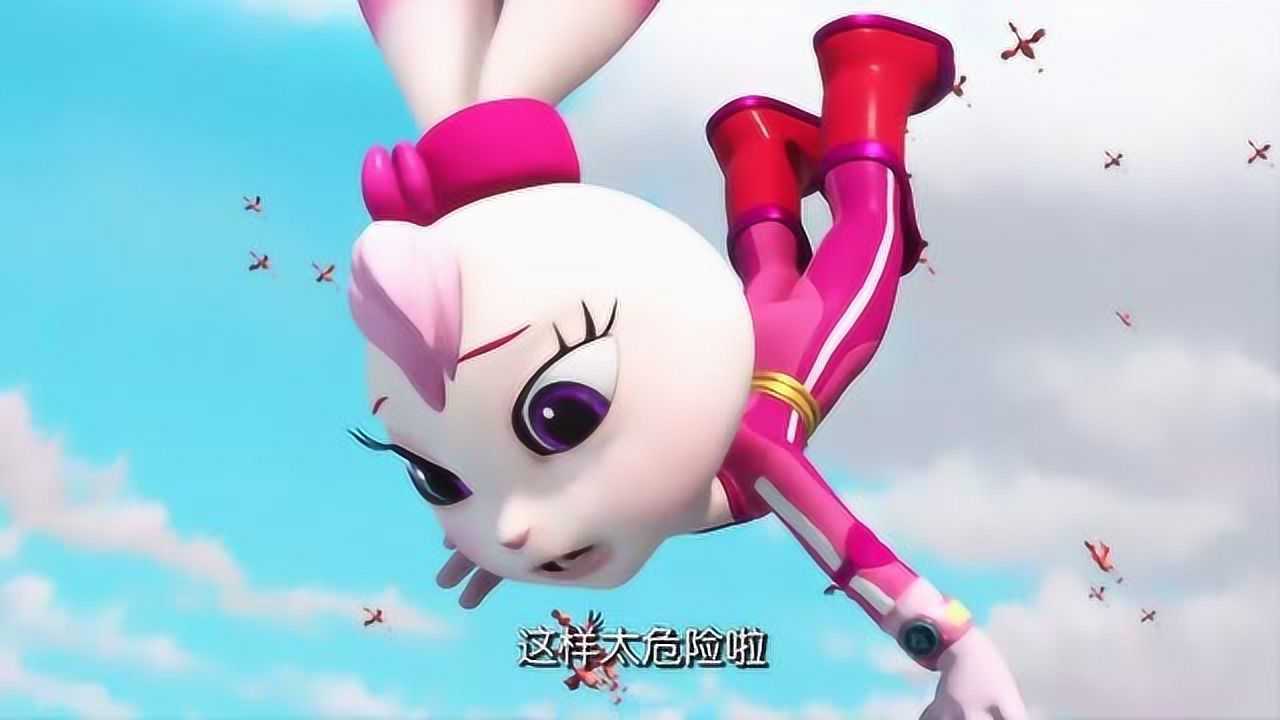 宇宙护卫队彩虹的彩虹能量被撞飞这下大家都要从天上掉下来了