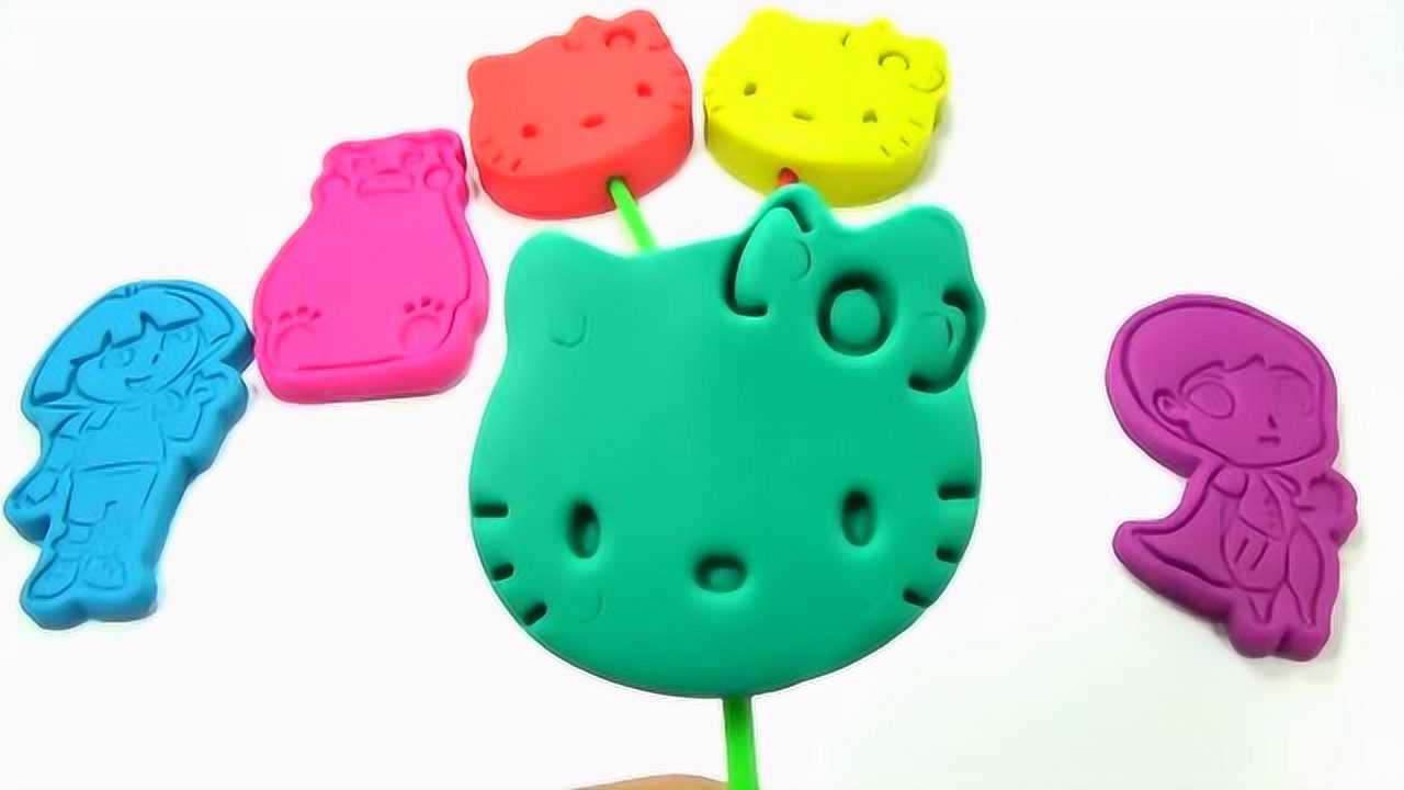 彩泥橡皮泥手工制作凯蒂猫模型