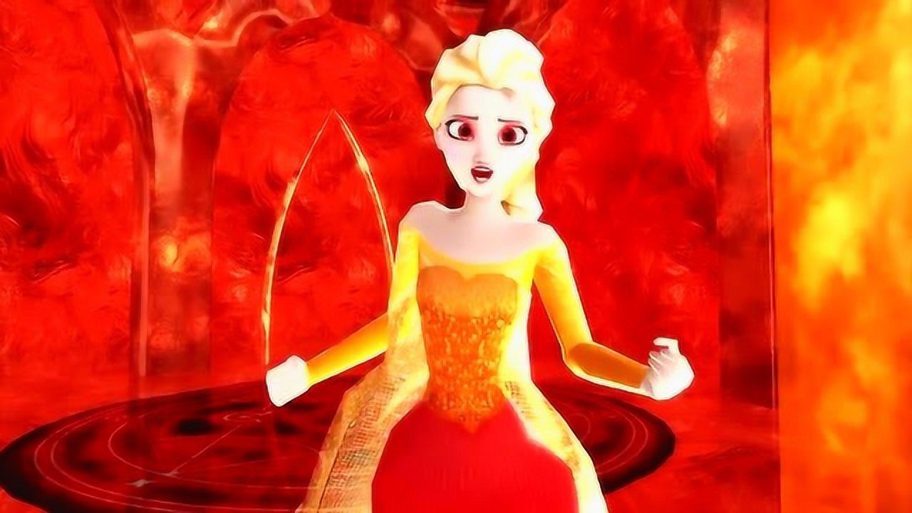冰雪女王学会火魔法,变身"火焰女王",超酷炫!会变得更强么?