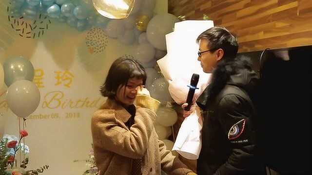 武汉餐厅浪漫生日惊喜—MeetLove定制求婚