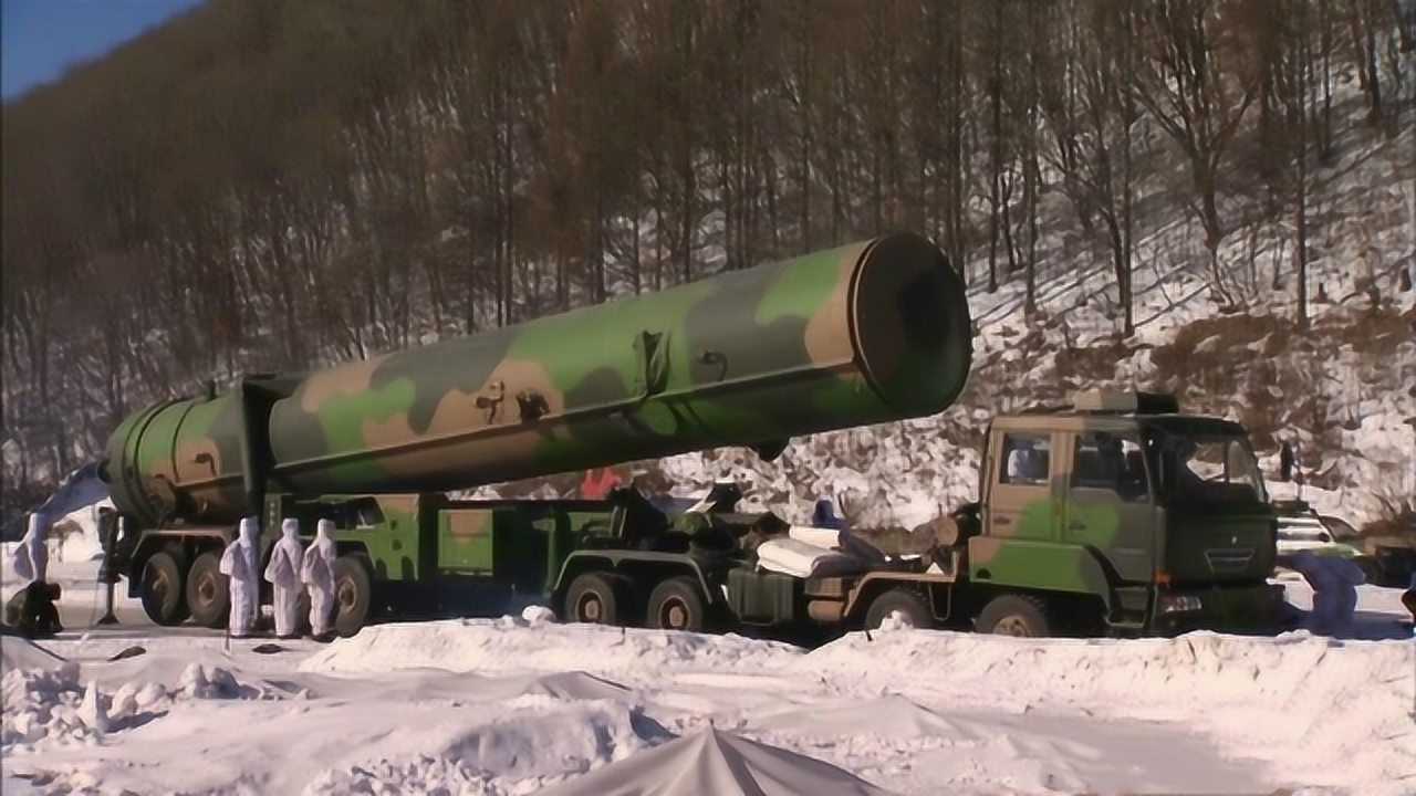 射程超1万公里！央视曝光中国最新洲际导弹发射画面_高清