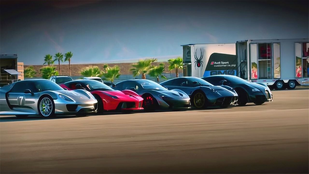 全球五大顶级超跑上赛道,比完圈速比直线,布加迪一次都没赢?