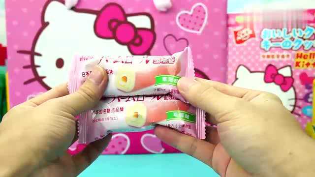 凯蒂猫食玩 HelloKitty曲奇零食大礼包