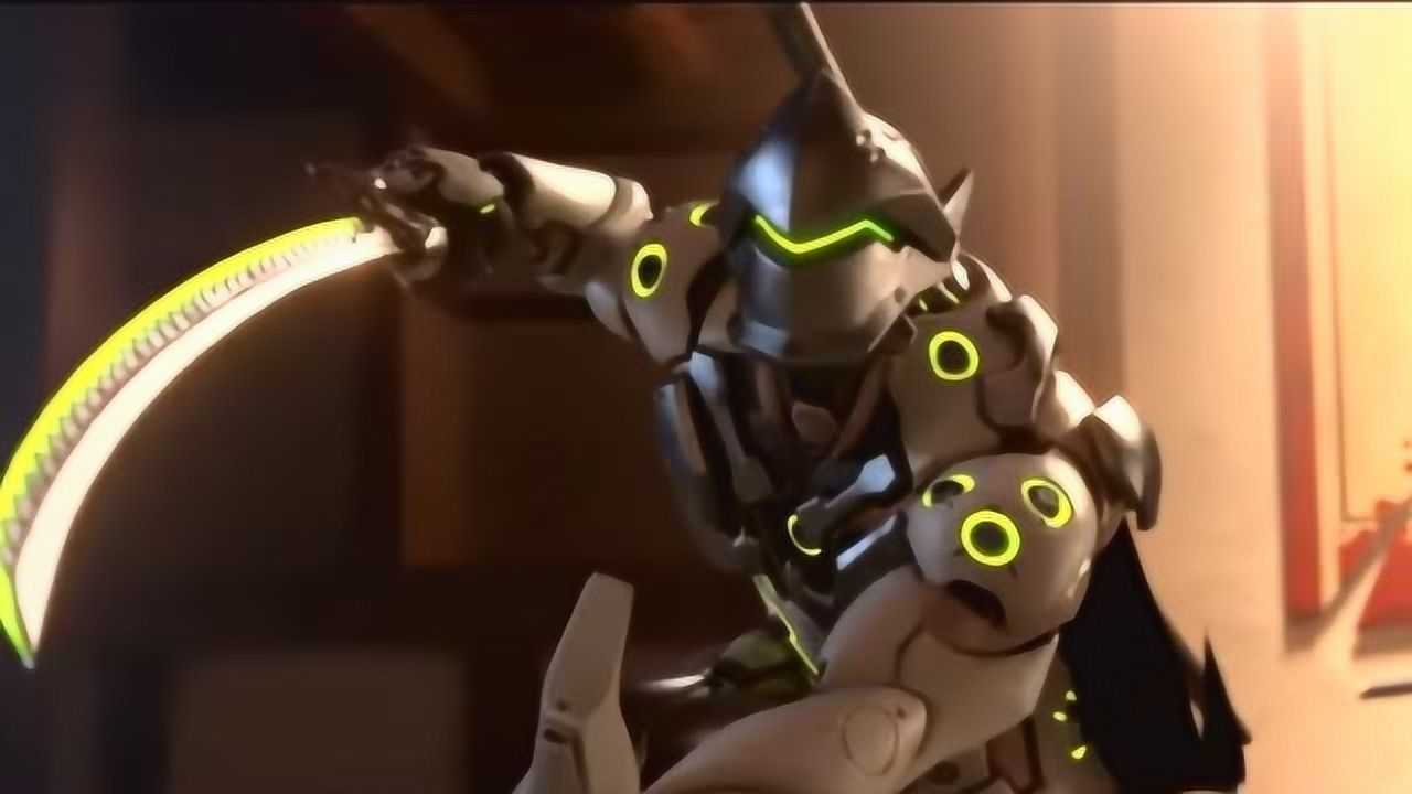 守望先锋最新cg,源氏开大瞬间,简直帅爆了!