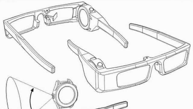 华为AR眼镜曝光,镜腿可嵌入智能手表,造型略尬!