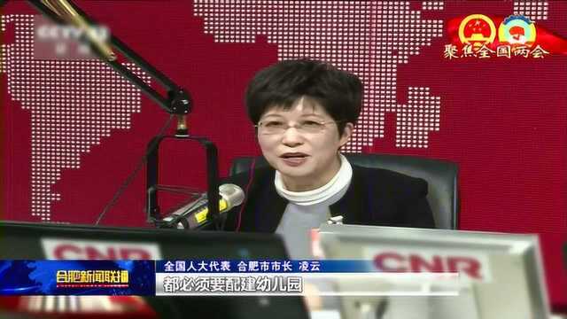 合肥市市长凌云做客中央广播电视总台中国之声《央广会客厅》