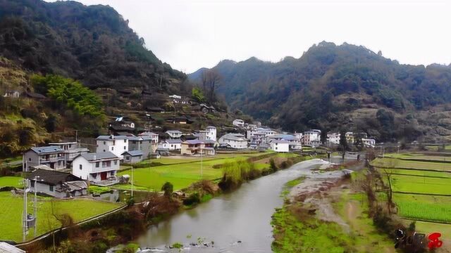 清水河边的美丽村寨,湘西古丈县河蓬乡苏家村