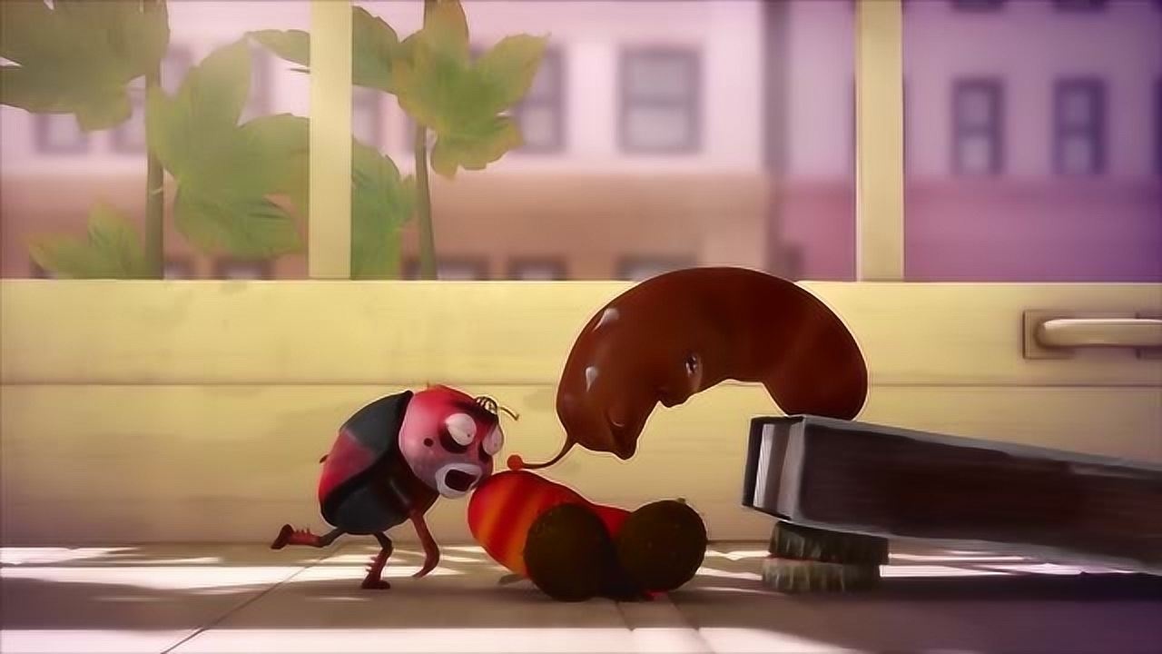 爆笑虫子2:小黄差一点点就够着在灯上的食物了