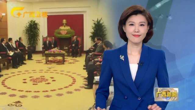 鹿心社拜会越共中央政治局委员陈国旺