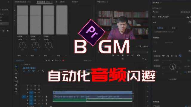 pr自动化音频闪避 vlog自媒体的视频BGM效果