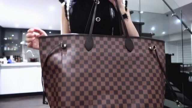 LV包包开箱 NEVERFULL GM 入门级经典款