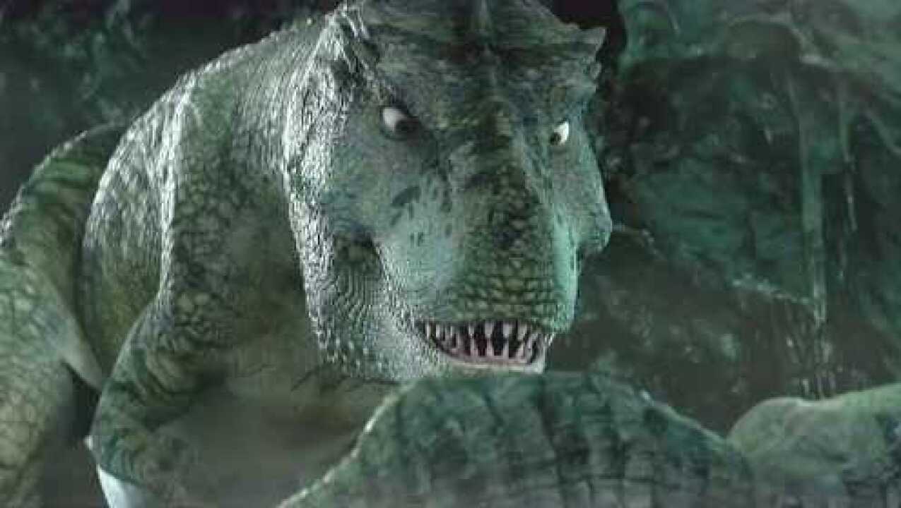 恐龙王小特暴龙被变异龙打伤特暴龙爸爸真是嘴硬心软