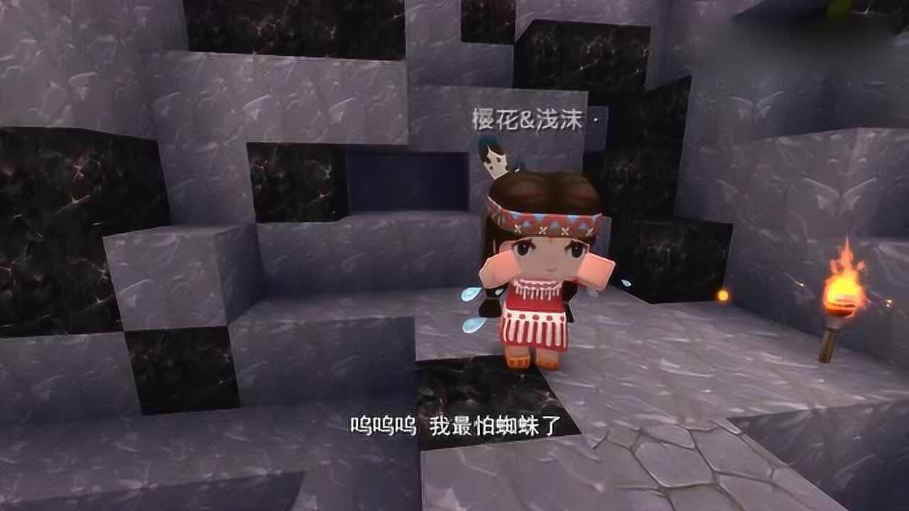 迷你世界:妮妮被抓去挖煤做苦力后,才醒悟,发现自己错怪小乾了