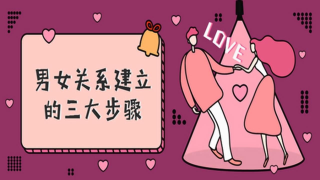 男女之间建立关系的3大步骤第一个就已经pass了一批人