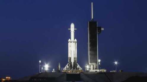 SpaceX第三次发射猎鹰重型火箭：主助推器回收失败