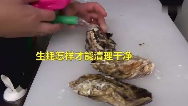 生蚝怎样才能清理干净