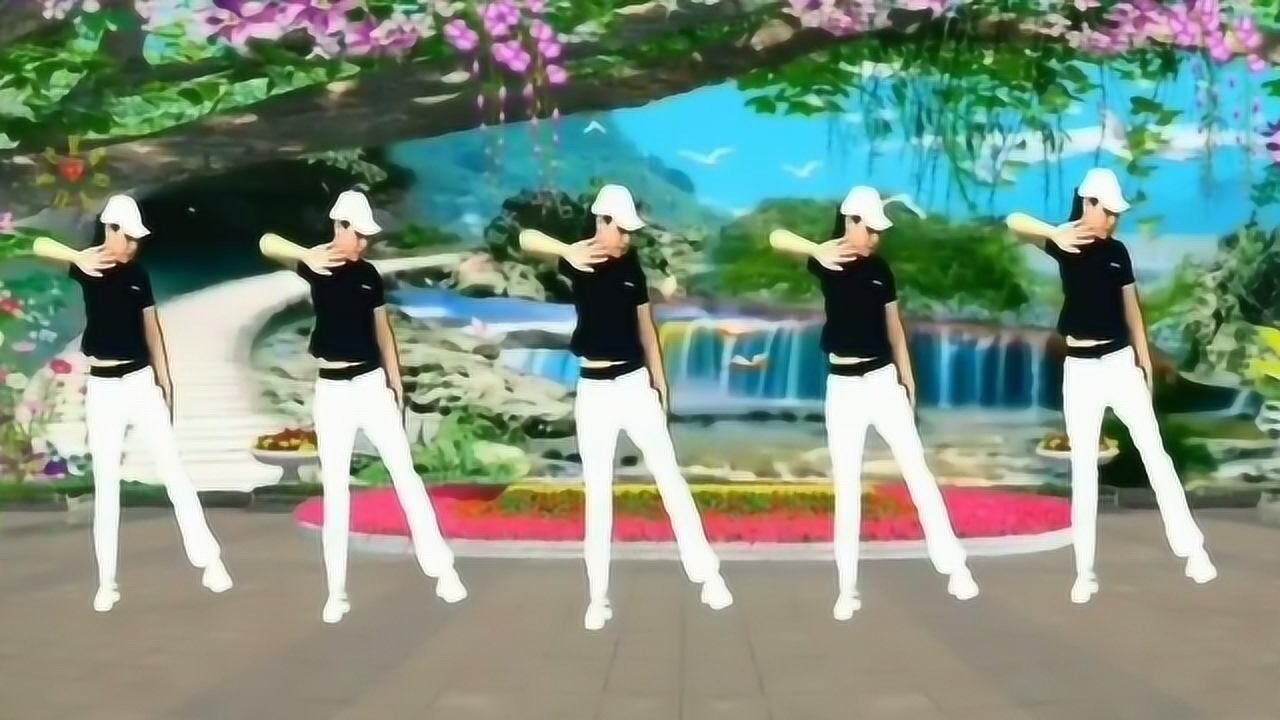 曹汉芝糖豆官方广场舞《最美最美》，编舞杨丽萍太美了_高清
