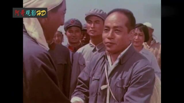 1973年版《战洪图》在党的领导下与洪水搏斗牺牲了自己保住了天津