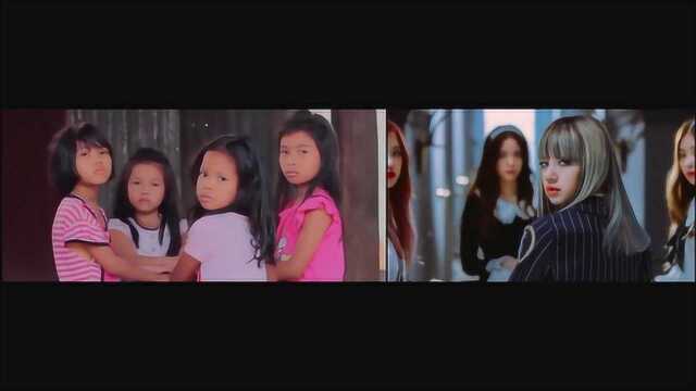 泰国小孩神模仿粉墨《口哨》mv,LISA位的小女孩模仿力好强