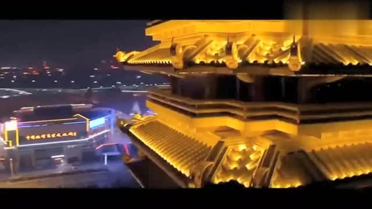 山东临沂航拍城市夜景,一声临沂一声景,革命老区的完美蜕变!腾讯视频