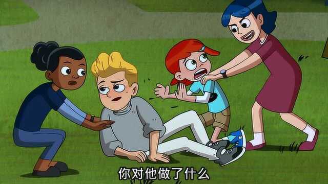 《少年骇客》田小班成为了观众的偶像,大家都在排队采访他