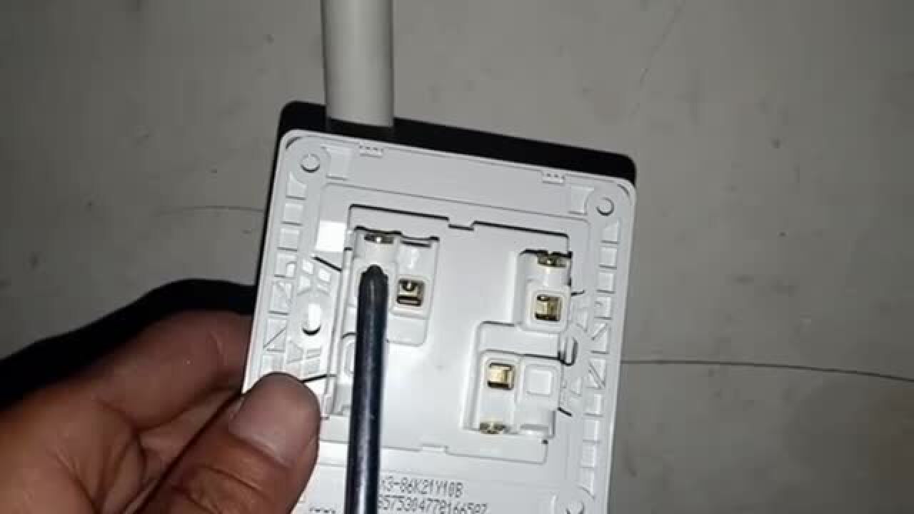 双联单控开关的接线安装?