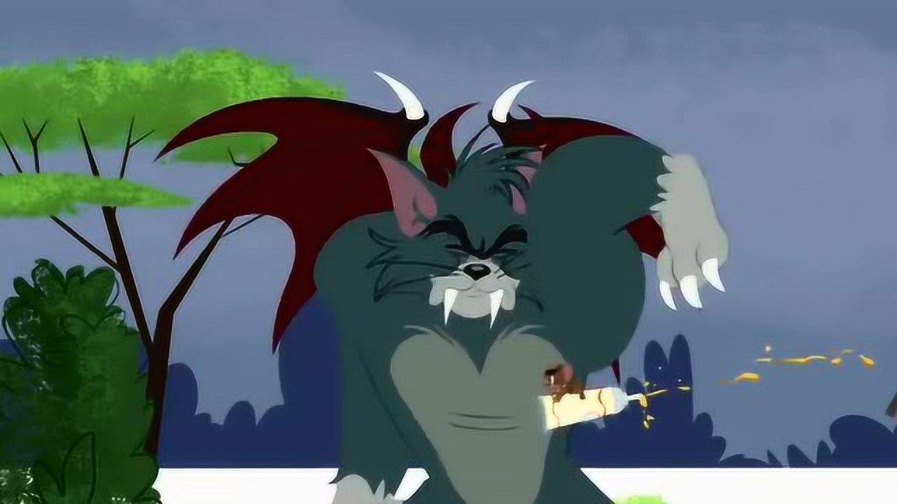 猫和老鼠:变异的大猫把杰瑞吓得够呛,要想灭了它真不容易