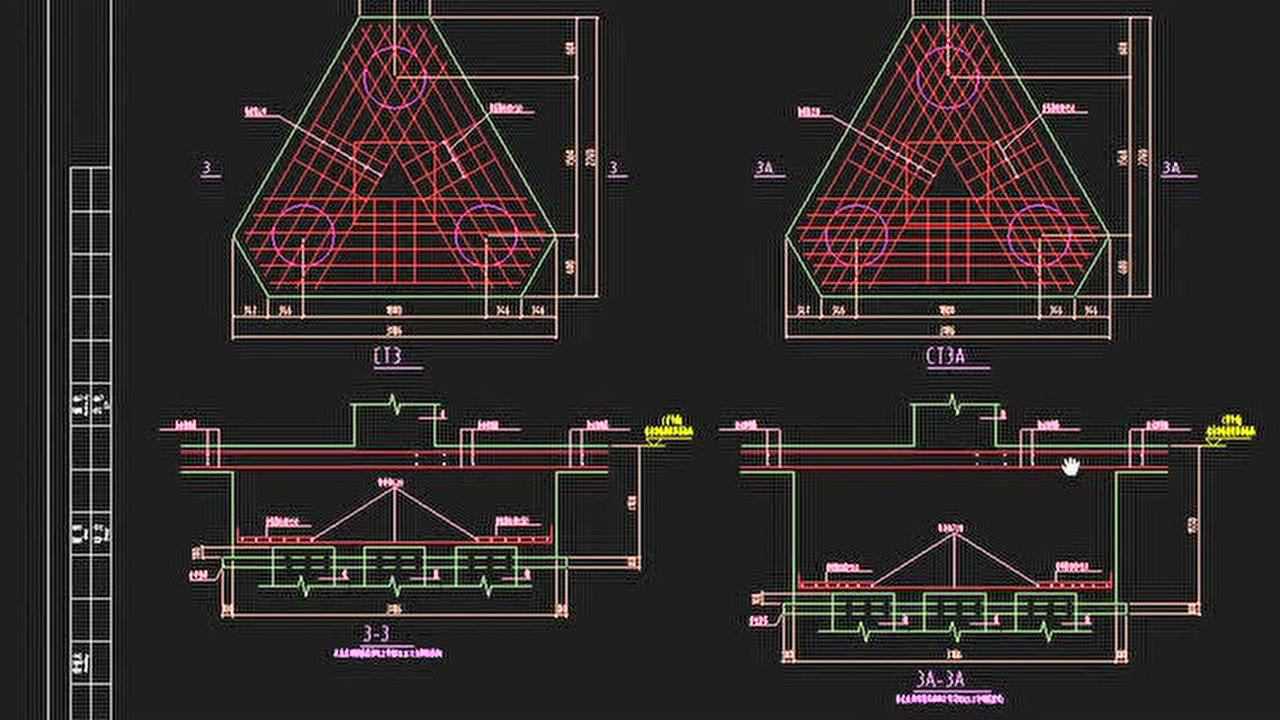 三角承台钢筋布置图
