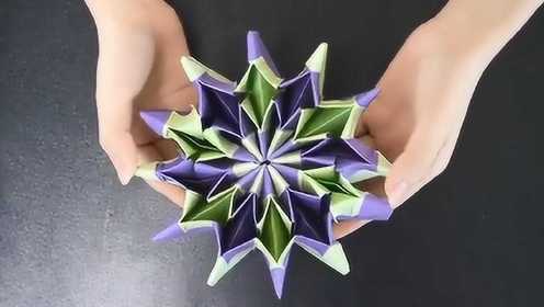 创意制作手工折纸：可以无限翻转的万花筒折纸，好看好玩又简单