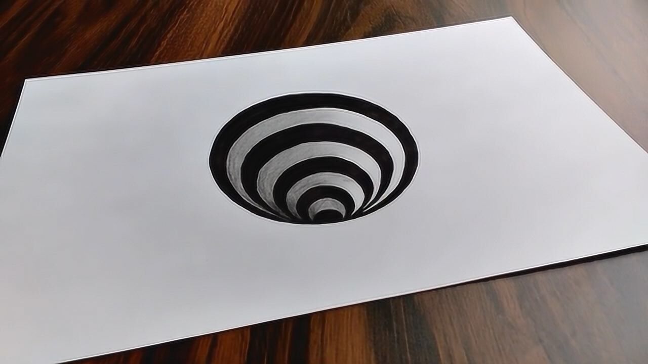 达人教你画"凹陷"的旋涡,看着立体感十足!