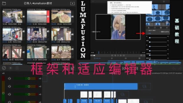 Lumafusion最全教程13:框架和适应编辑器