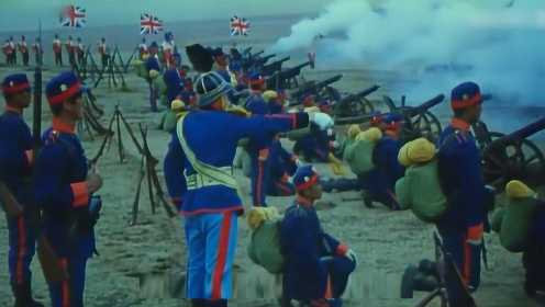 八国联军用洋枪大炮侵华，清军却派出骑兵肉搏，香港老电影！