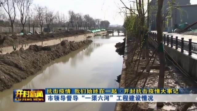 市领导督导“一渠六河”工程建设情况