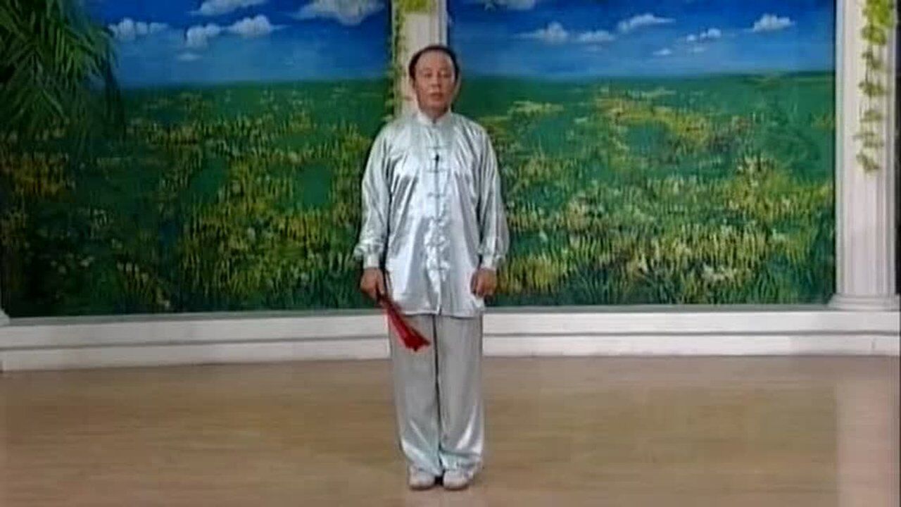李德印太极功夫扇第一套第五段分解教学_高清1080P在线观看平台_腾讯视频