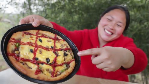 胖妹“膨胀了”？在家做披萨，到底出现了啥问题？尴尬到脸都红了