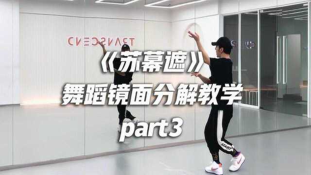 白小白编舞《苏幕遮》舞蹈镜面分解教学part3